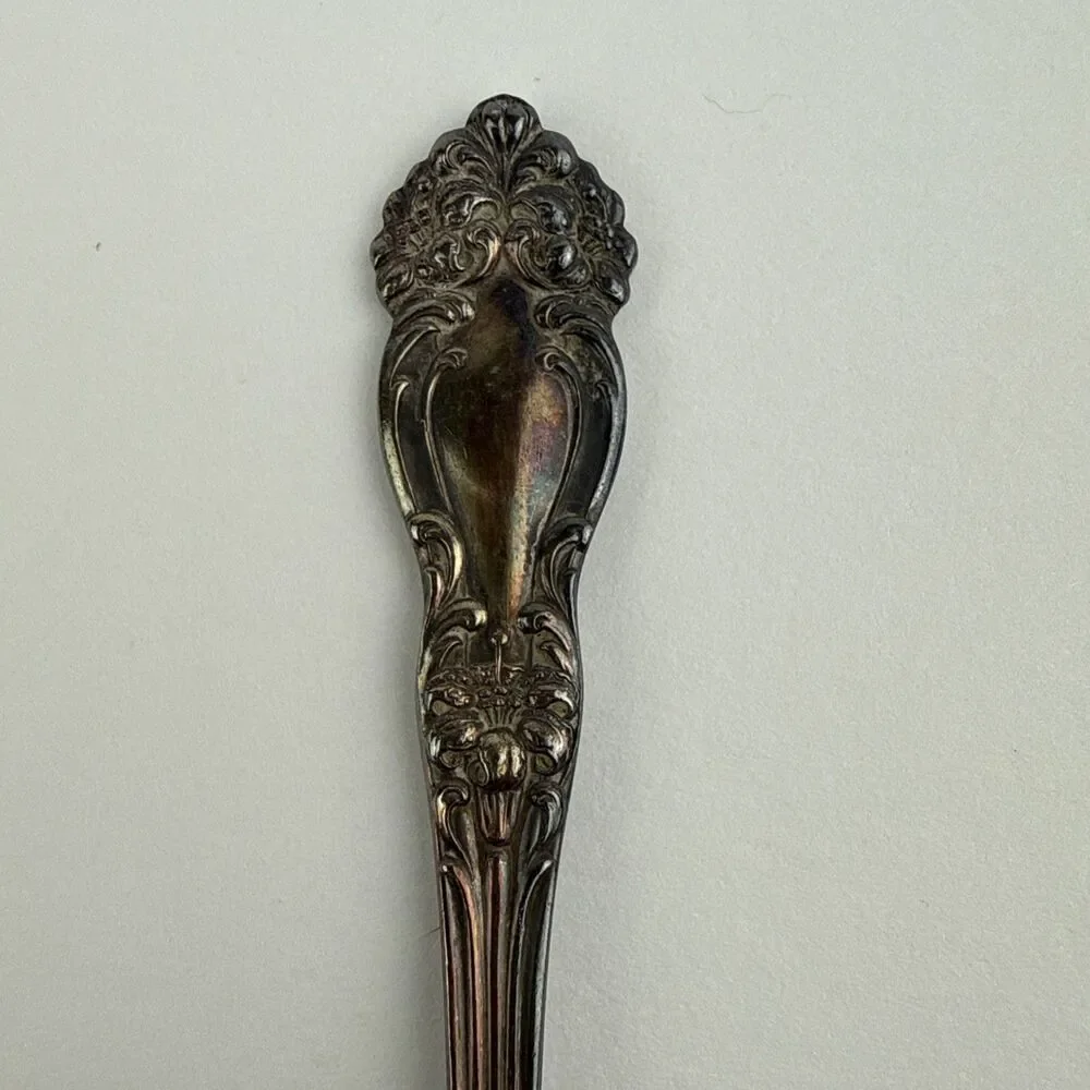 Reed & Barton FESTIVITY Tiger Lily 1945 Silverplate Flatware Cocktail Fork